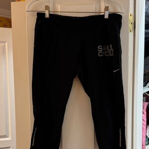 SoulCycle X Nike Dark Leggings with Logo
